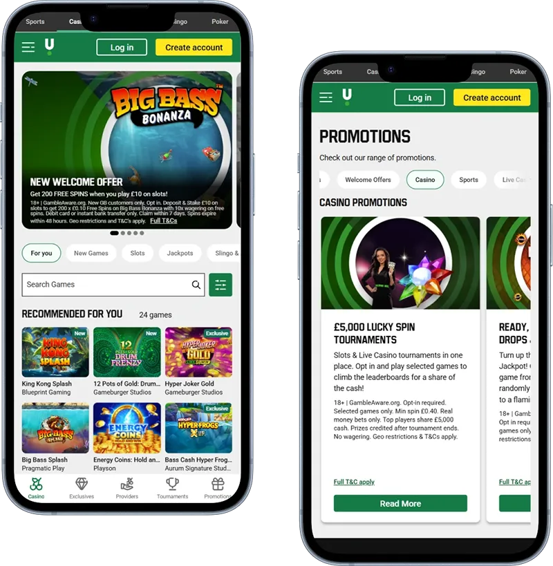 Unibet Casino mobile gaming