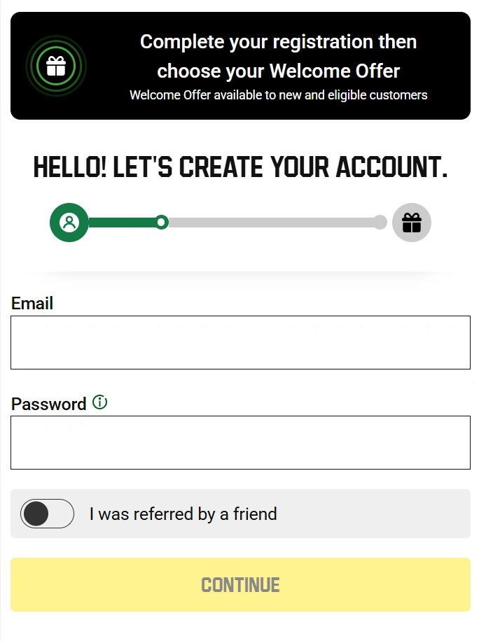 How to register at Unibet Casino